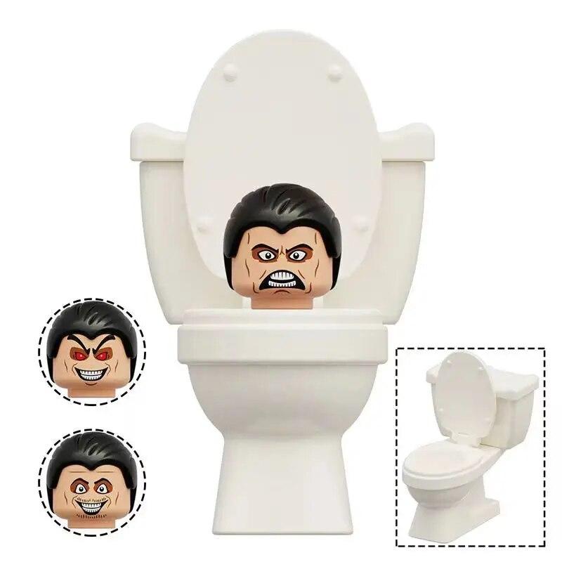 Mini Skibidi Toilet Blocks Toy Anime Game Action Figures Building Bricks Toys Gift