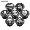 Motorcycle Skull Fuel Tank Gas Cap Cover Vented For Harley Dyna FXD Softail FLST Touring Street Electra Glide Road King 96-2022