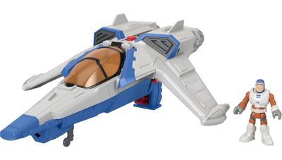 Fisher Price Imaginext Buzz Lightyear Light Sound Vehicle возрастом 10 лет и HGT26 Белый и [3 вверх]