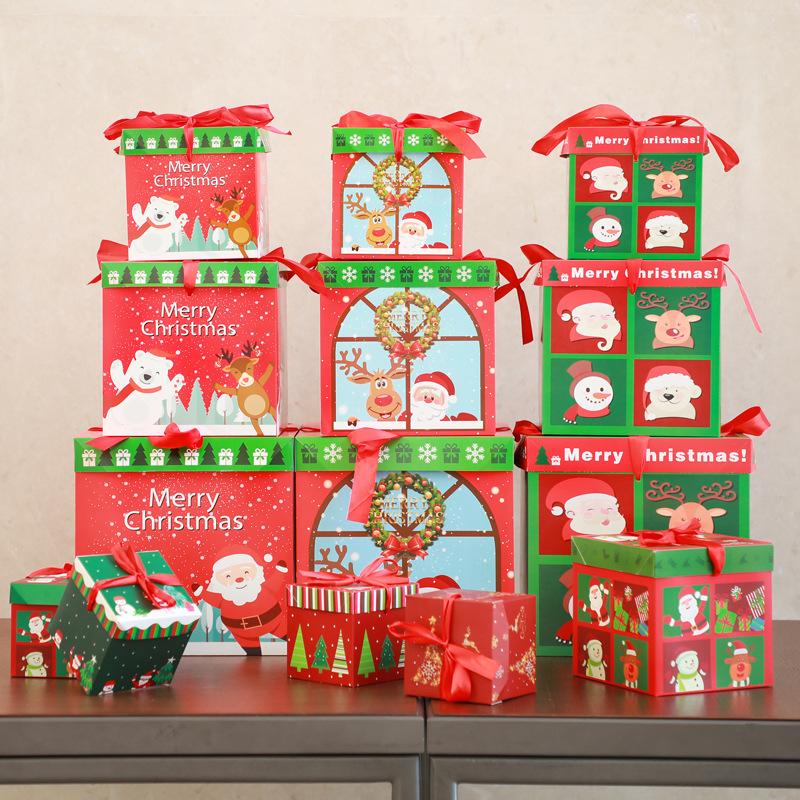 2025 New Christmas New Personalised Christmas Eve Gift Box Xmas Present Party Favour Foldable Gift Boxes