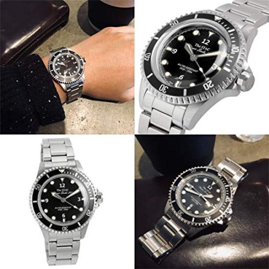STAC Classic Scuba — классические часы с секундной стрелкой черного цвета для мужчин и 200, японского производства, дайверская стрелка, 38 мм, женские.