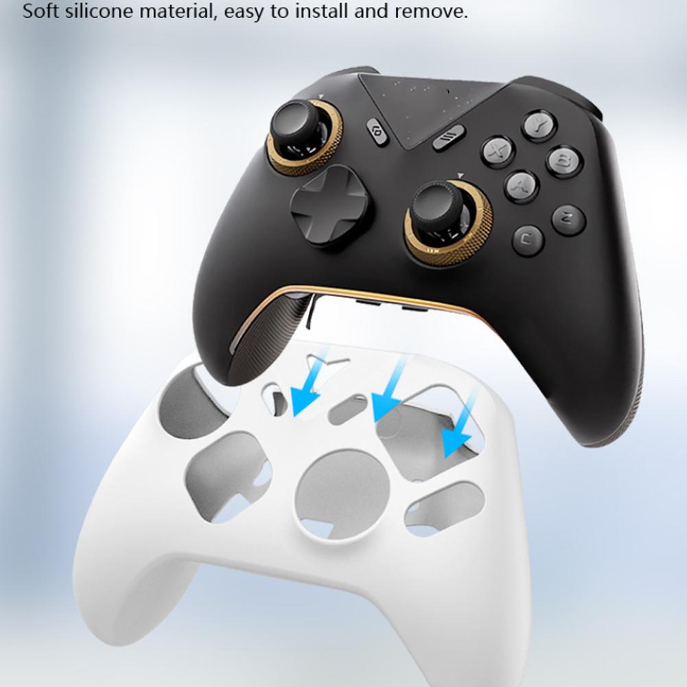 Для игрового контроллера Flydigi Vader 5 Pro Чехол Мягкий Силикон Нескользящий Защитный Чехол от Царапин + Комплект из 4 Колпачков для Стиков