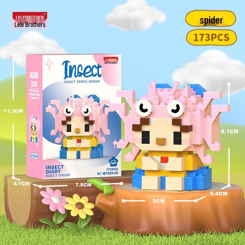 Trendy Anime Figurine Building Blocks Blind Box Toy - Compatible with LEGO, Ideal Gift for Elementary Students