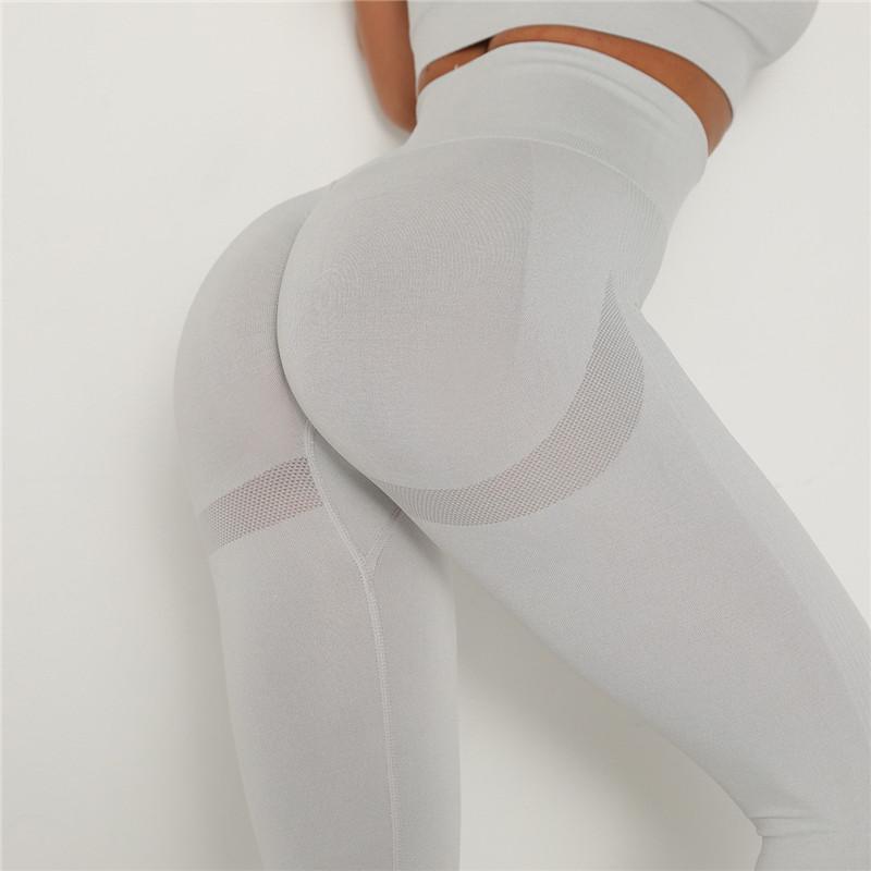 Бесшовные штаны для йоги Auroth, женские леггинсы для фитнеса, колготки с высокой талией, персиковые бедра, леггинсы для бега в тренажерном зале