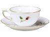 Okura Art Pottery Rosehip Cup & Saucer, Coffee/Tea, Approx. 200cc, Made in Japan, 96C/3031
