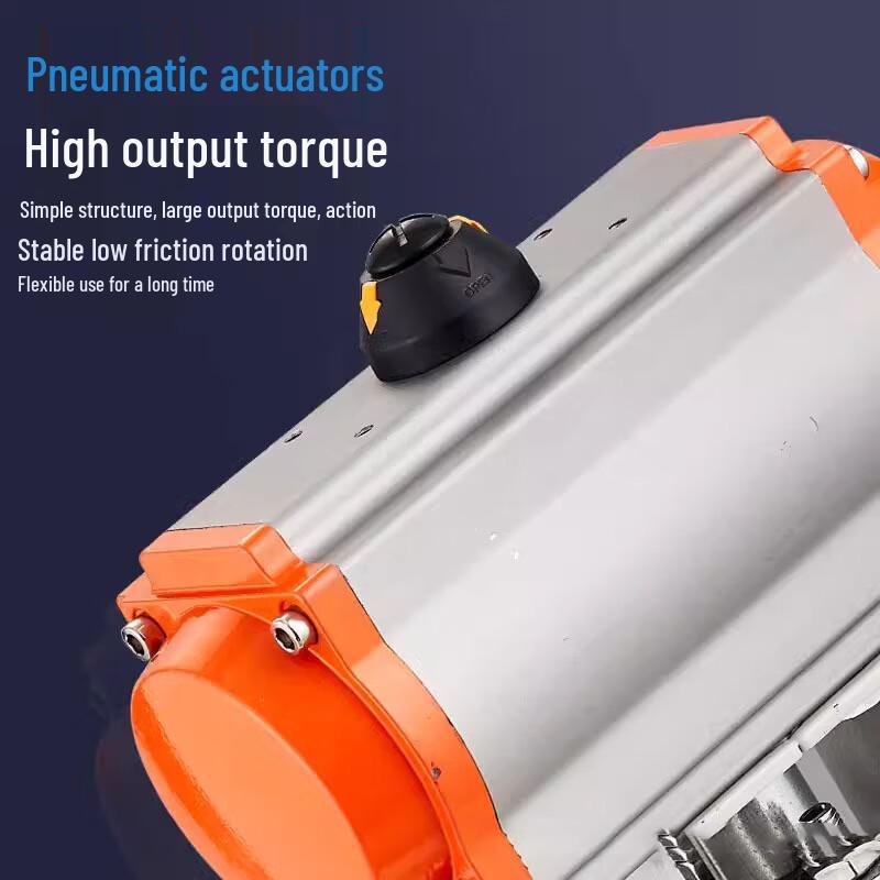 304 Stainless Steel Pneumatic Flange Ball Valve