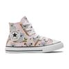 Converse Кеды Chuck Taylor All Star Canvas с полным принтом, высокие, для детей, Детские кеды, Розовый, Серый, 671100C
