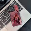 Чехол для телефона Аниме М-Макима для iPhone 17,16,15,14,13,12,11,Pro,XS,Max,Plus,Mini,SE4,E Черный Матовый Ударопрочный Чехол