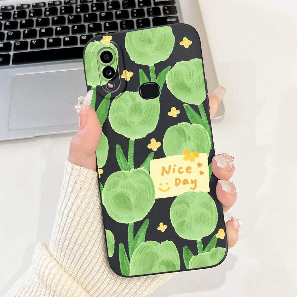 For Samsung Galaxy A10s Case SM-A107F Cover Creative Panda Cartoon Soft Silicone Phone Cases on Samsung A10 SM-A105F M01s Bumper