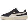 (WMNS) Suede Platform Черный/Белый/Золотой Кеды Женские 365621-03