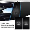 Для 2 3 4 5 6 7 8 ATENZA Axela 6 RX8 CX6 CX5 CX4 Alexa CX4 CX5 CX8 2 3 6 2 шт. Автомобильный логотип Защитная пленка для центральной стойки Антицарапающая наклейка Декаль