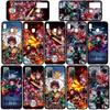 Чехол для Samsung Galaxy S25 S24 S23 iPhone 16 15 Xiaomi Redmi Note 14 13 12 16E X 11 Pro Max OPPO Moto Huawei аниме Kamado Tanjirou Demon Slayer Cover