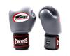 Twins Boxing Gloves Genuine Leather (Gray, 8oz) [Item]