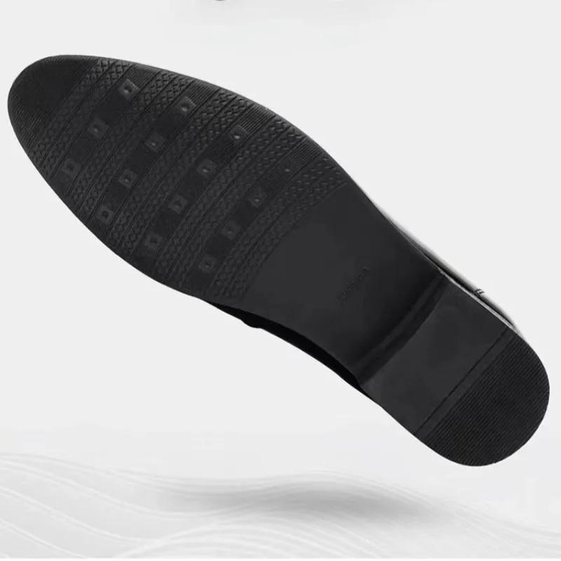 Leather Casual Business Dress Shoes Man New Social Shoe for Men Cheap Liquidation Elegant and Classic 2024 Trend Clothing Party