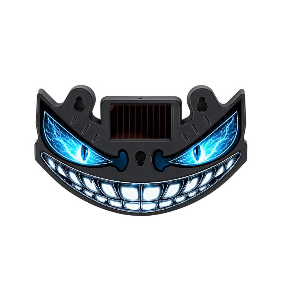 Suction Cup Mount Solar Demon Eye Light Vehicle Signal Lights Car Roof Decoration
