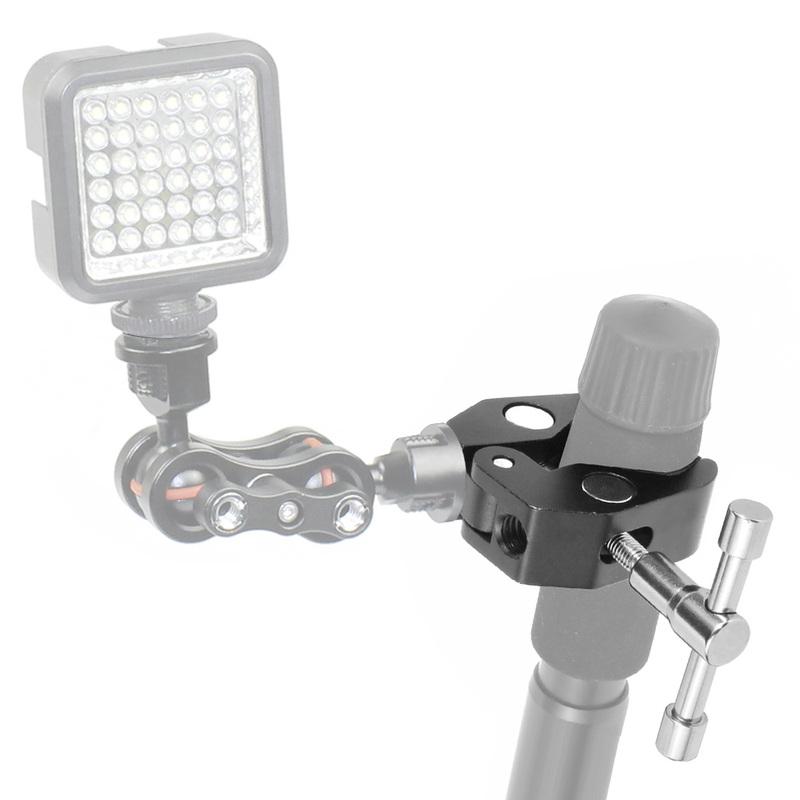 Super Clamp Crab Clip for Adjustable Friction Articulating Magic Arm DSLR Camera Monitor Light Photo Studio Video Accessories