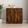 VidaXL Buffet Smoked Oak 80x34x75 Cm Engineered Wood 819889