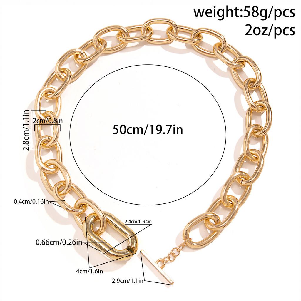 JMXD-jewelry, модное персонализированное многослойное ожерелье из алюминиевой цепи, модное геометрическое ожерелье с металлической пряжкой на ключицу для женщин