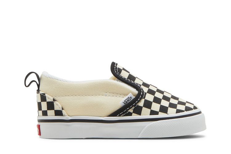 Kids' Sneakers Vans Classic Slip-On V TD 'Checkerboard - Black White'