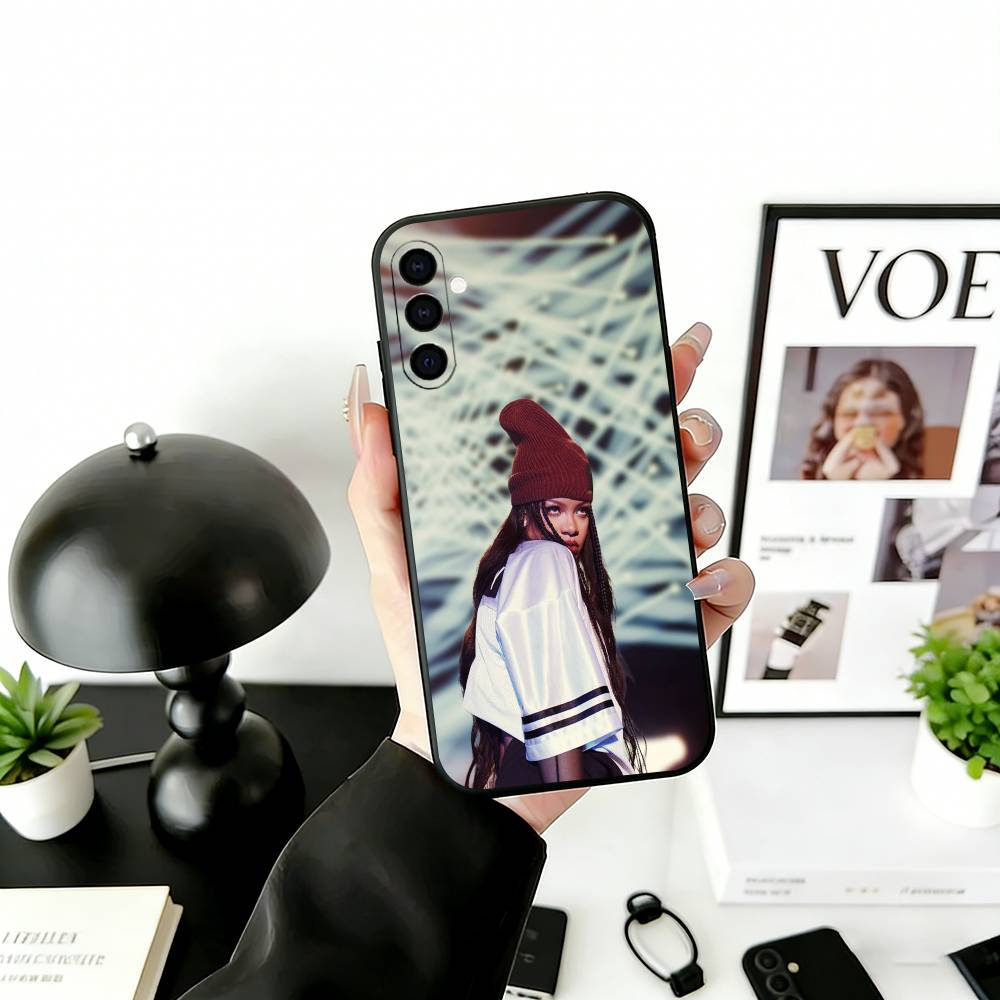 Чехол для телефона R-Ri L-Loud для Samsung Galaxy A73, A72, A71, A70, A53, A52, A51, Мягкий силиконовый черный чехол