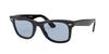 Солнцезащитные очки 0RB2140F WAYFARER ЧЕРНЫЕ Размер 52 Азиатская посадка Ray-Ban 901/64 (черный), Япония, (БЕСПЛАТНЫЙ размер),