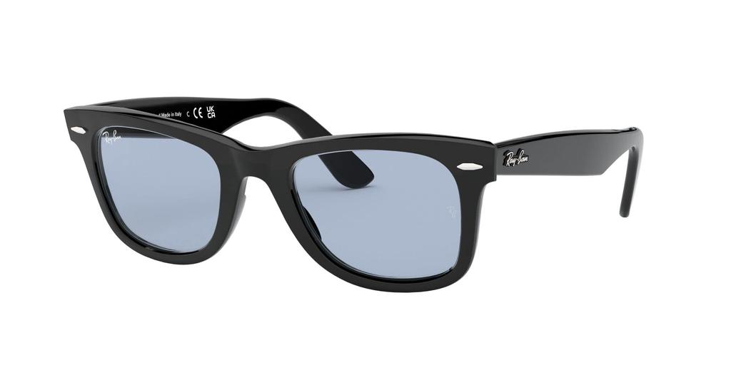 Солнцезащитные очки 0RB2140F WAYFARER ЧЕРНЫЕ Размер 52 Азиатская посадка Ray-Ban 901/64 (черный), Япония, (БЕСПЛАТНЫЙ размер),