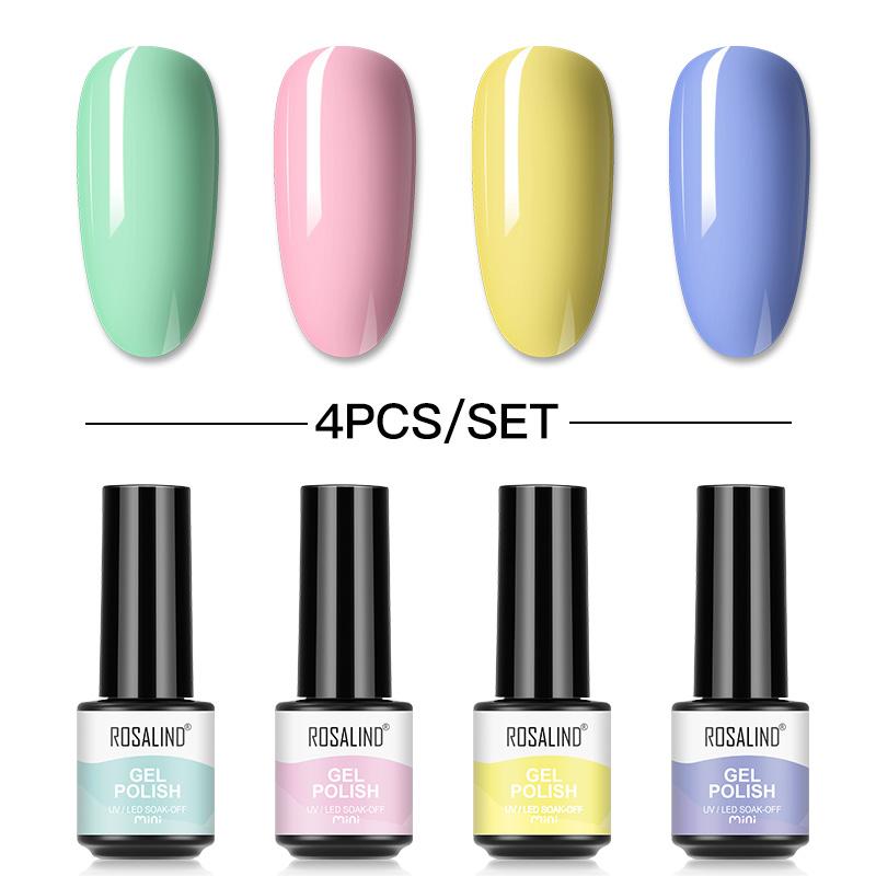 4 шт./10 шт./лот, гель-лак для ногтей, яркий блестящий УФ-гель, набор лаков для ногтей, полуперманентный гибридный лак для ногтей, художественный гель