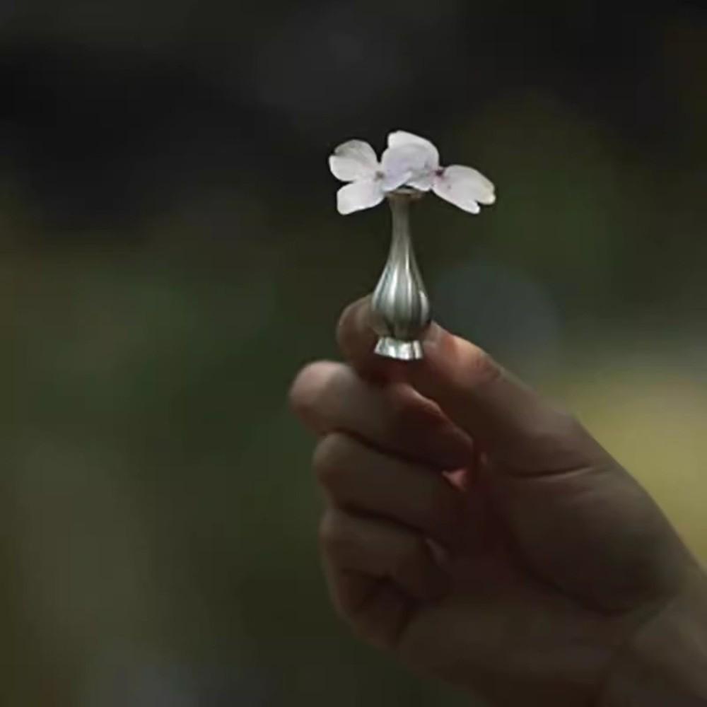 Can Be Arranged in Flower Mini Cabbage Vase Brooch Exquisite Flower Arranging Brooch  Dinner