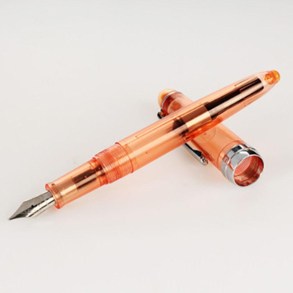 Акриловая перьевая ручка, прозрачная подарочная ручка, роскошная чернильная ручка для офиса