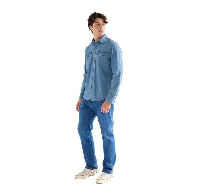 Рубашка джинсовая Wrangler 112378474