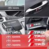 Car Interior Random Stickers Car Steering Wheel Emblem Styling for TRD GR Corolla Yaris Chr Auris RAV4 Camry Highlander