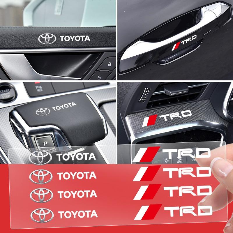Car Interior Random Stickers Car Steering Wheel Emblem Styling for Toyota TRD GR Corolla Yaris Chr Auris RAV4 Camry Highlander