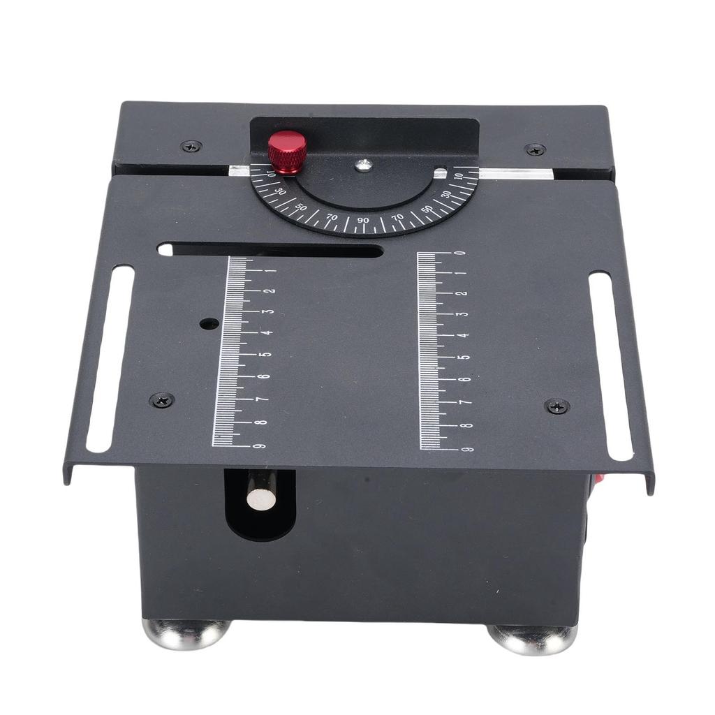 Mini Multi Functional Table Saw Portable Desktop Electric Adjustable Height Angle for Crafts Wood Cutting US Plug