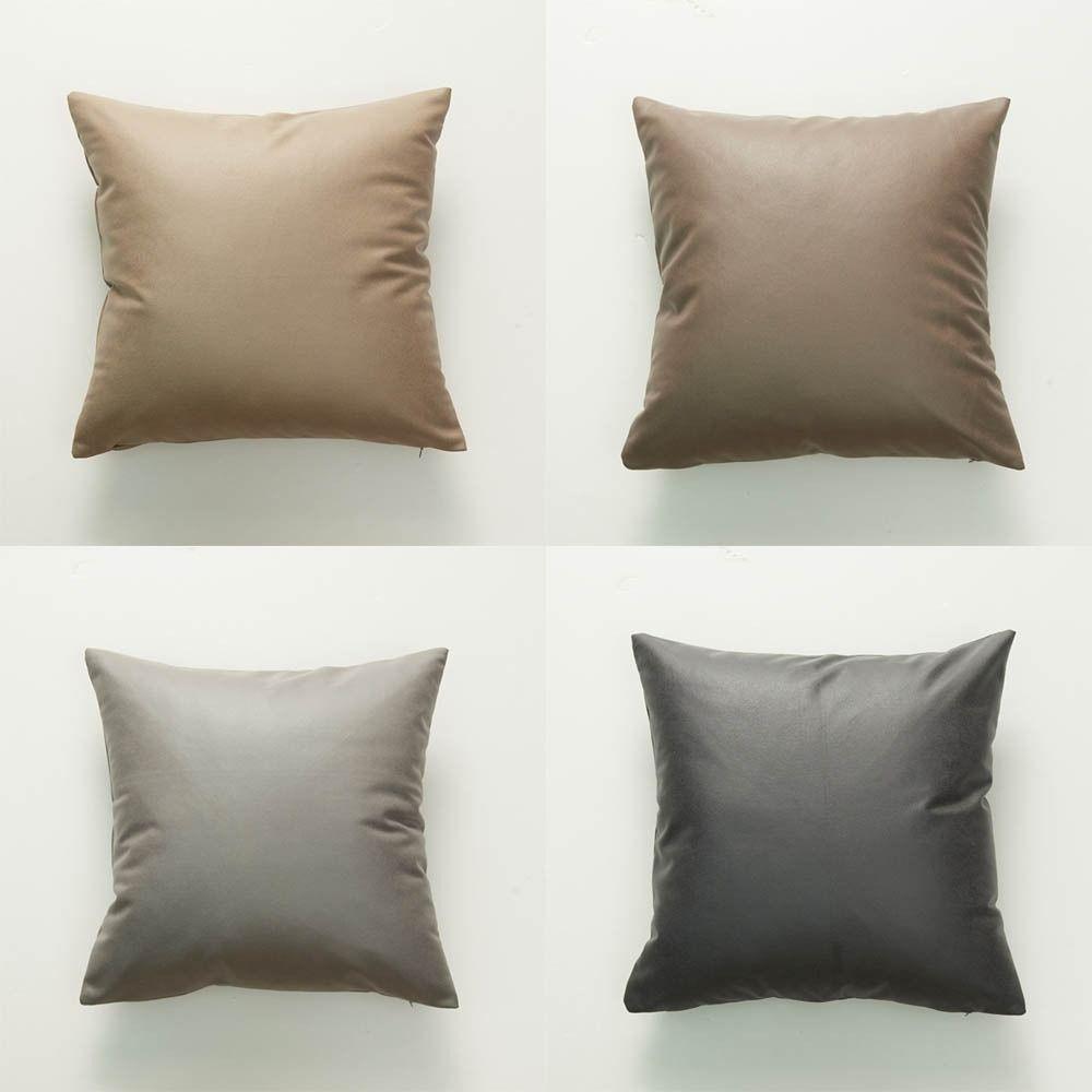 Домашний декор диван гостиная искусственная кожа подушка чехол наволочка наволочка наволочка