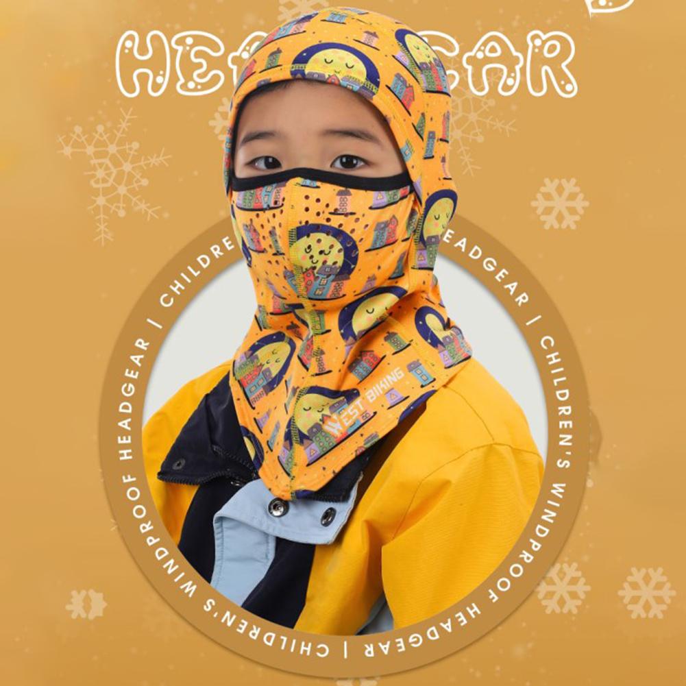 Kids Winter Windproof Cap Children's Warm Balaclava Face Mask Cold Weather Ski Full Face Cover For Boys Girls