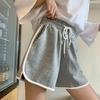 Summer Plus Size Women's Korean Style Wide Leg Shorts - High Waist Athletic Casual Hot Pants Shorts