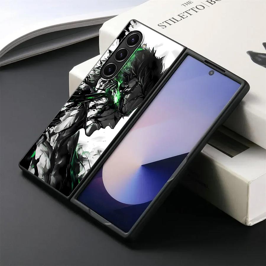 Чехол для Samsung Galaxy ZFold5 ZFold6 Z Fold 7 6 5 4 3 ZFold3 ZFold4 ZFold7 с аниме Зоро и Луффи, задняя крышка телефона