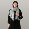 Wool Scarf Same Solid Color Literary Style Shawl Women'S Fashion Warm Scarf