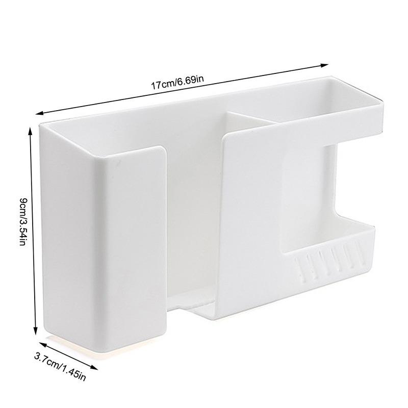 Компактный настенный органайзер для пультов дистанционного управления и мобильных телефонов со слотом для зарядки