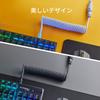 HYPERX Спиральный кабель для ПК 6J679AA, USB-C, серо-черный,