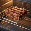 Решетка для ребер из нержавеющей стали для гриля BBQ, стойка для мяса для говяжьих ребер, свиных ребер, бараньих ребер и стойка для курицы для приготовления на открытом воздухе на барбекю