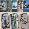 Чехол Mil Mi 24 Hind Helicopter для Samsung Galaxy S23 S22 S21 Ultra S20 FE Note 20 Ultra S8 S9 S10 Note 10 Plus