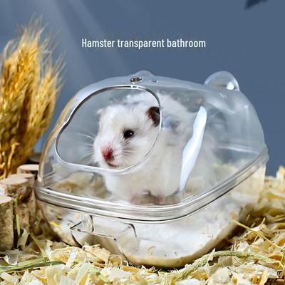 Гнездо для хомяка двойного назначения: Ванна с песком и защитой от брызг мочи