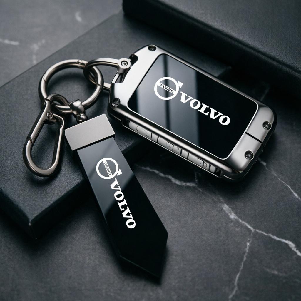 Gradient Car Key Case For Volvo XC60 XC40 XC90 S90 V60 S60 V90 C40 Polestar 1 2 Key Fob Cover Protector Shell Auto Accessory