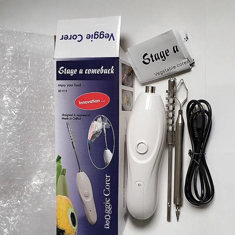 Многофункциональный инструмент для удаления сердцевины фруктов и овощей, аккумуляторный инструмент для снятия чешуи с рыбы, портативный набор кухонных инструментов