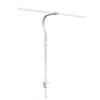 LED Double Head Reading Desk Lamp 24W Foldable Swing Arm Desk Lamp with Clip Dimmable for Workstation PC Eye Protection Office