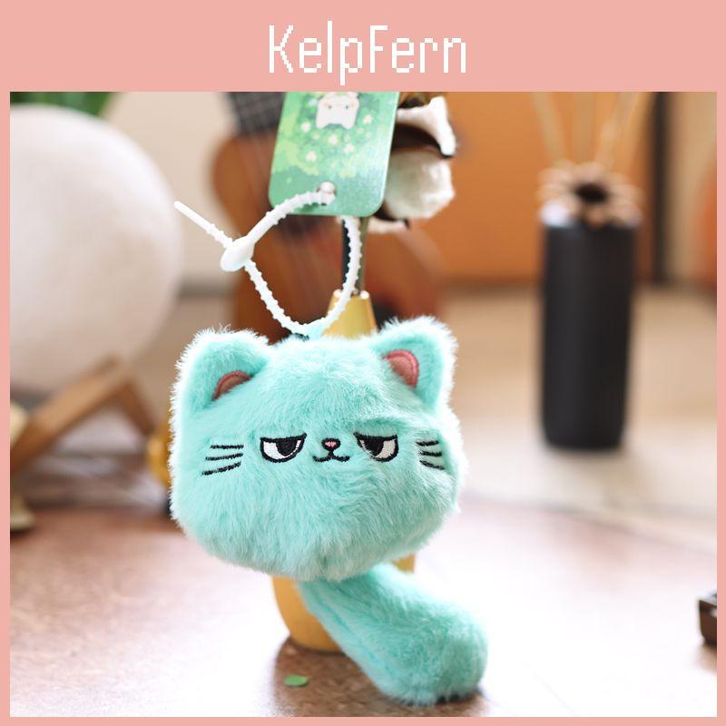 Плюшевый брелок для кошки, игрушка из супермягкого короткого плюша для детей и коллекционеров
