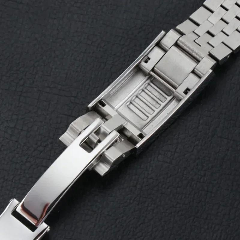 20mm Jubilee 904 Watchband For Rolex Oyster Perpetual Submariner Men Strap Luxury Watch Chain Mod Parts Replacement Accessories