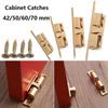 Inner Locks Screws Brass Cupboard Wardrobe Stopper Cabinet Catches Damper Buffer Door Lock Buckle