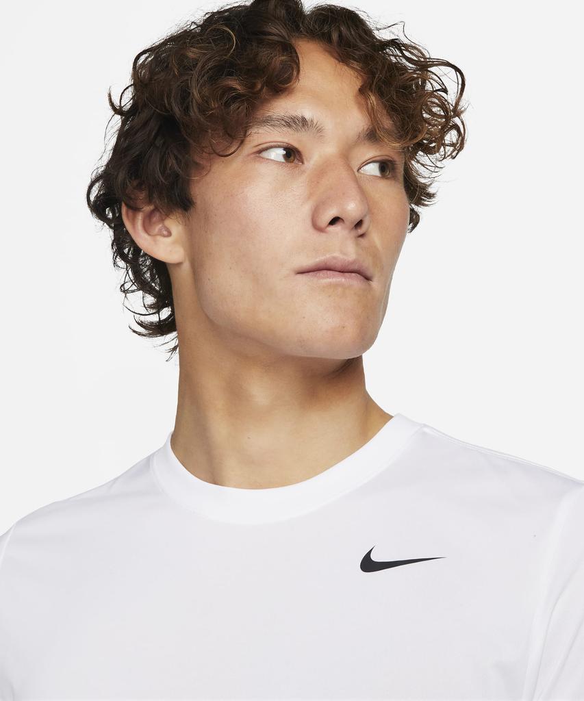 Nike Фитнес-футболка Dri-Fit M - Белая:Черный / Dx0990-100